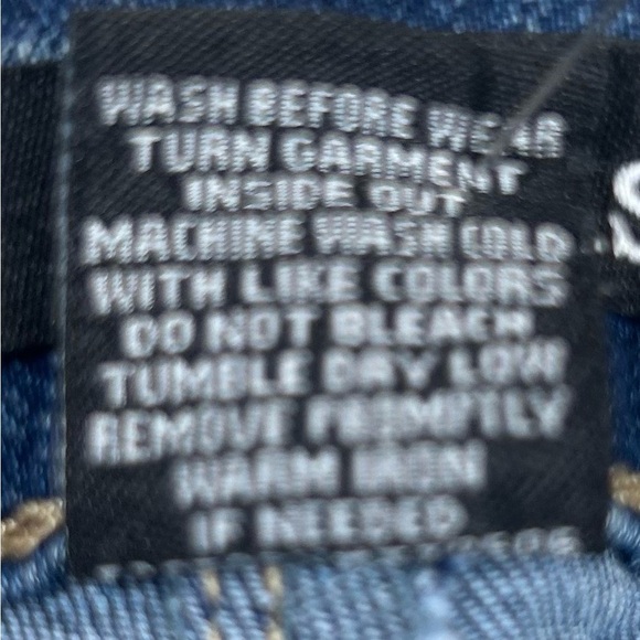 d. jeans Blue Skinny Leg Jeans with Stretch Stitched Pockets Size 14 - Picture 4 of 8